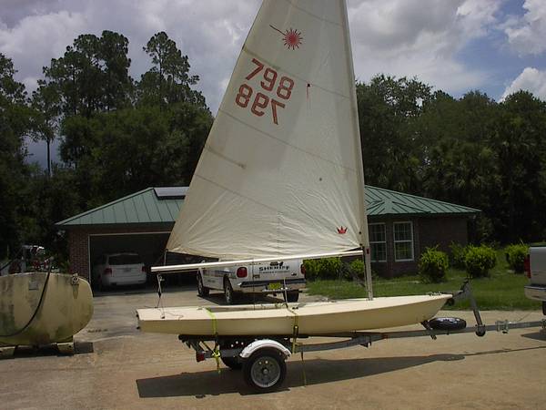 laser sailboat trailer