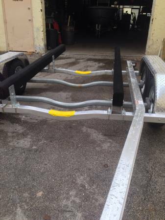 Aluminum Boat Trailer Double Torsion Axle for 21-24 FT boat - BoatNation